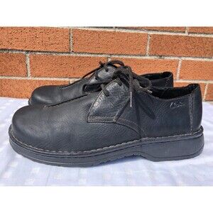 Clarks Collection Men Black Leather Lace Up casual shoes Size 11.5M